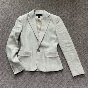 Ralph Lauren Gold Blazer Jacket Size 2